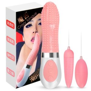 Lưỡi rung liếm kèm 2 trứng rung